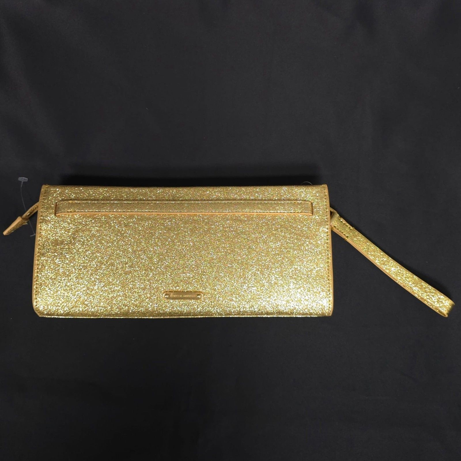 Rebecca Minkoff Womens New Wristlet Bag Curb Link Clutch Gold Hf24tgfclt — image 8 of 8